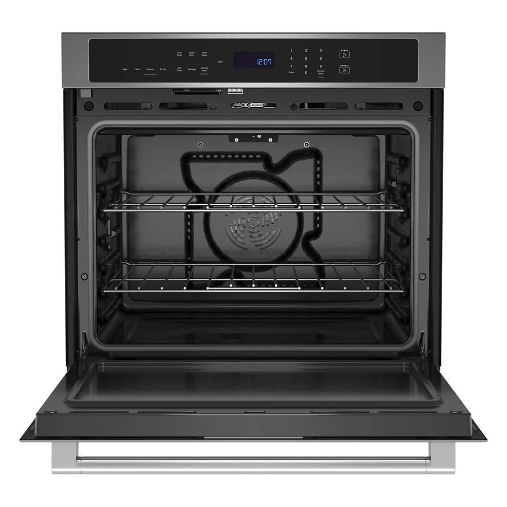 Maytag MOES6027LZ 27-inch Single Wall Oven with Air Fry and Basket - 4.3 cu. ft.