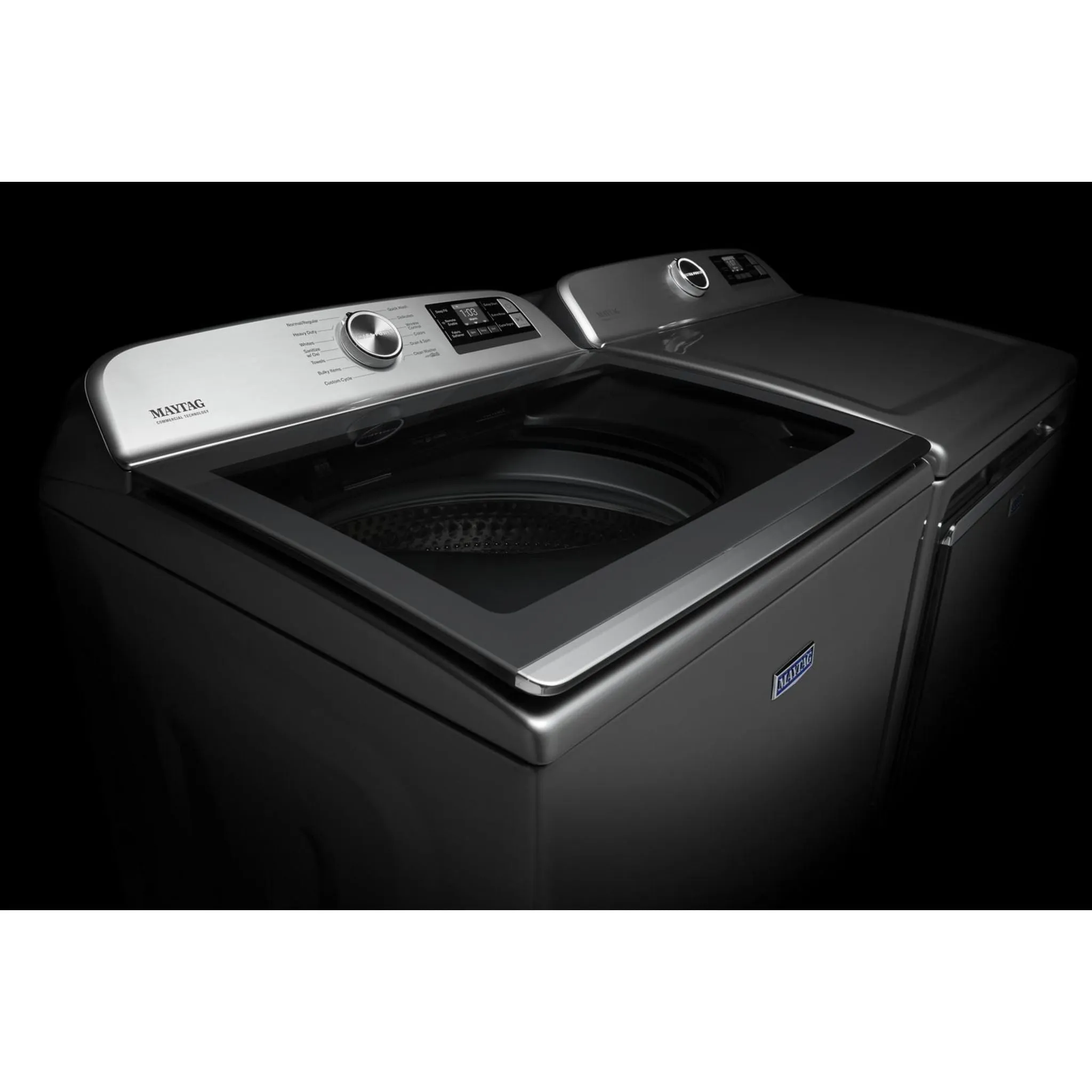 Maytag Smart Top Load Gas Dryer with Extra Power Button - 7.4 cu. ft. (MGD7230HC)