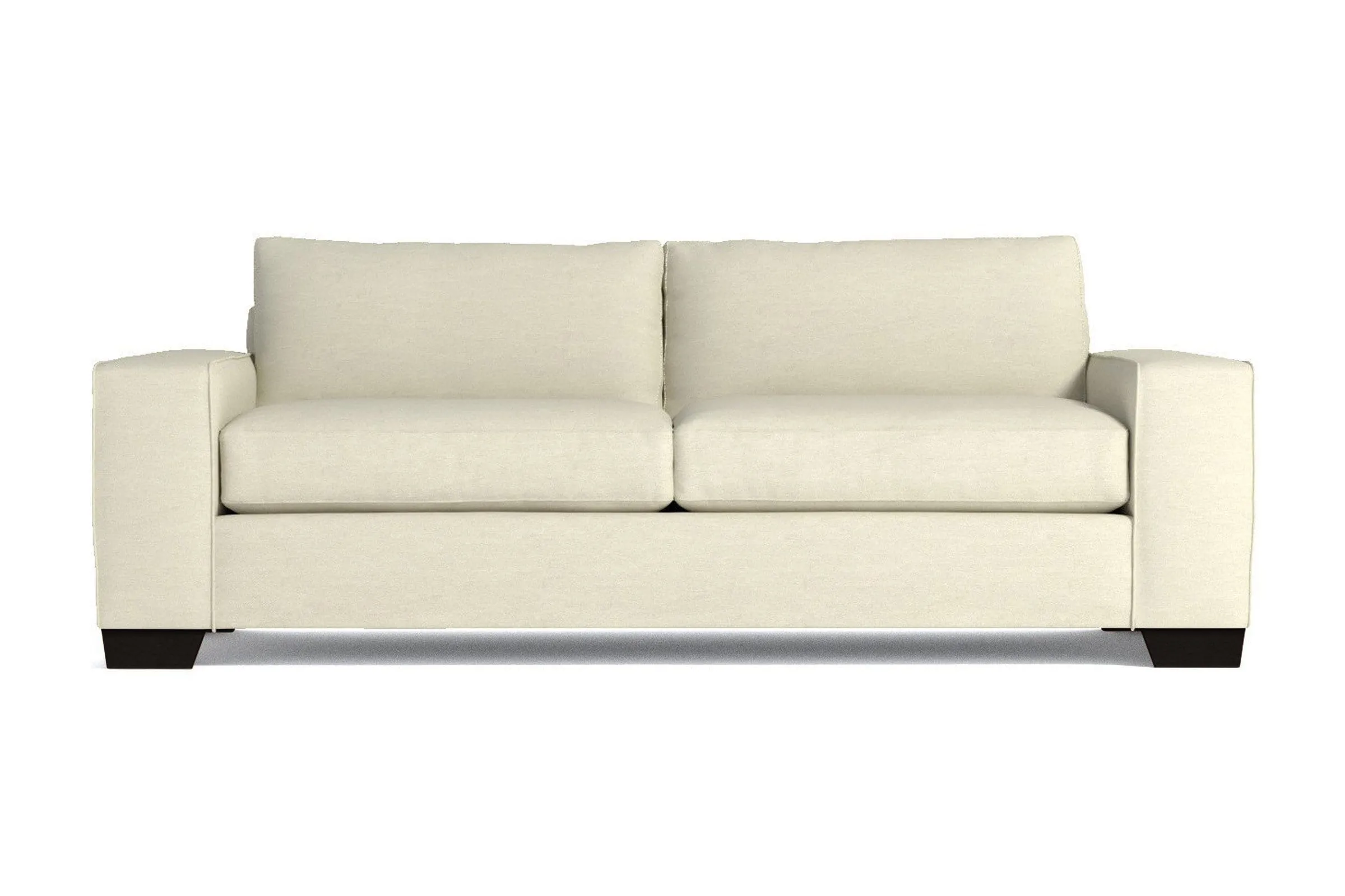 Melrose Queen Size Sleeper Sofa Bed :: Leg Finish: Espresso / Sleeper Option: Deluxe Innerspring Mattress