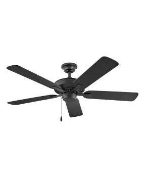 Metro Wet 52" Ceiling Fan in Matte Black