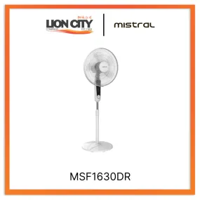 MISTRAL MSF1630DR 16" DC Stand Fan W/R White