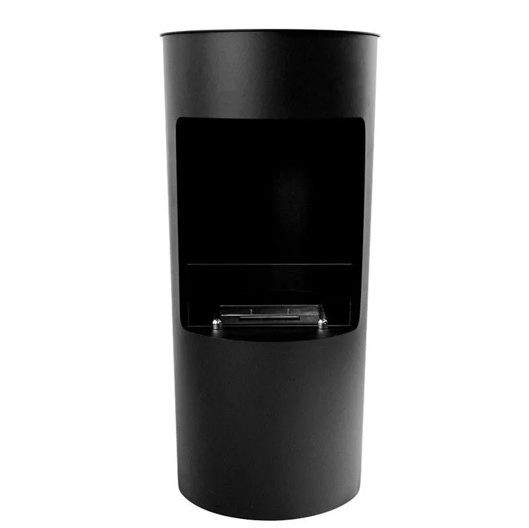 Montgomery Black Bioethanol Modern Stove / No Flue