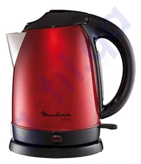 MOULINEX KETTLE STEEL RED COLOUR 2200W 1.7LTR BY530527