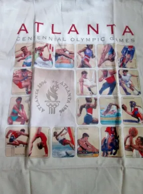 NEW Mens 1996 ATLANTA SUMMER OLYMPICS ALL SPORTS T-SHIRT Sports M 38-40