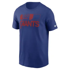 Nike Men's NFL New York Giants Cotton Logo T-Shirt