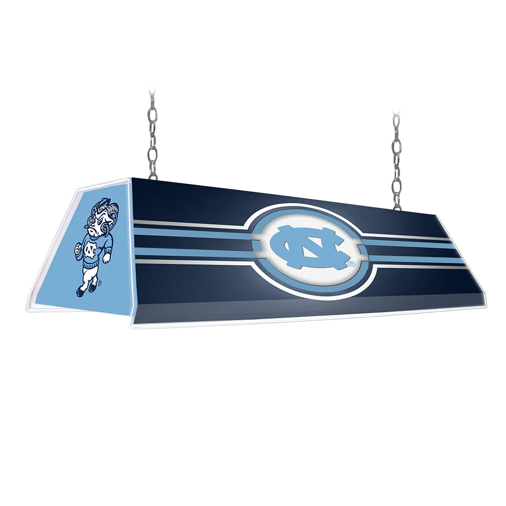 North Carolina Tar Heels: Edge Glow Pool Table Light Navy / Mascot Cap