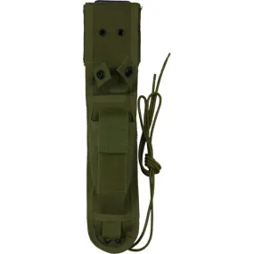 Olive Drab - Military GI Style Enhanced 7 in. Knife Sheath