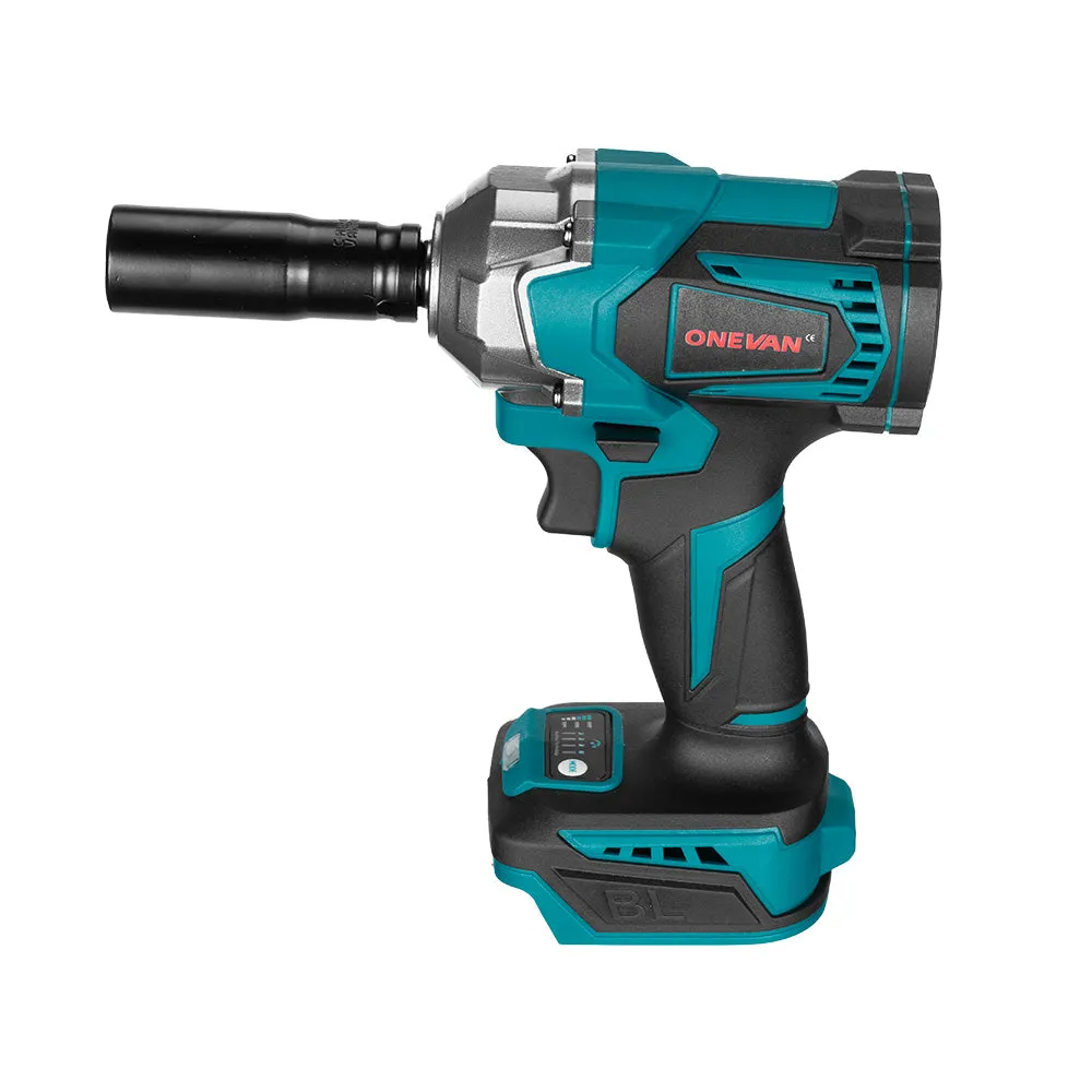 ONEVAN 1/2" 1200N·m Brushless Cordless Impact Wrench | For Makita 18V Battery