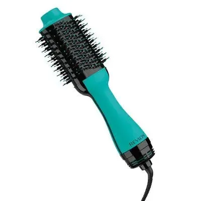 Open Box - Revlon Salon One-Step Hair Dryer and Volumizer Hot Air Brush - Teal