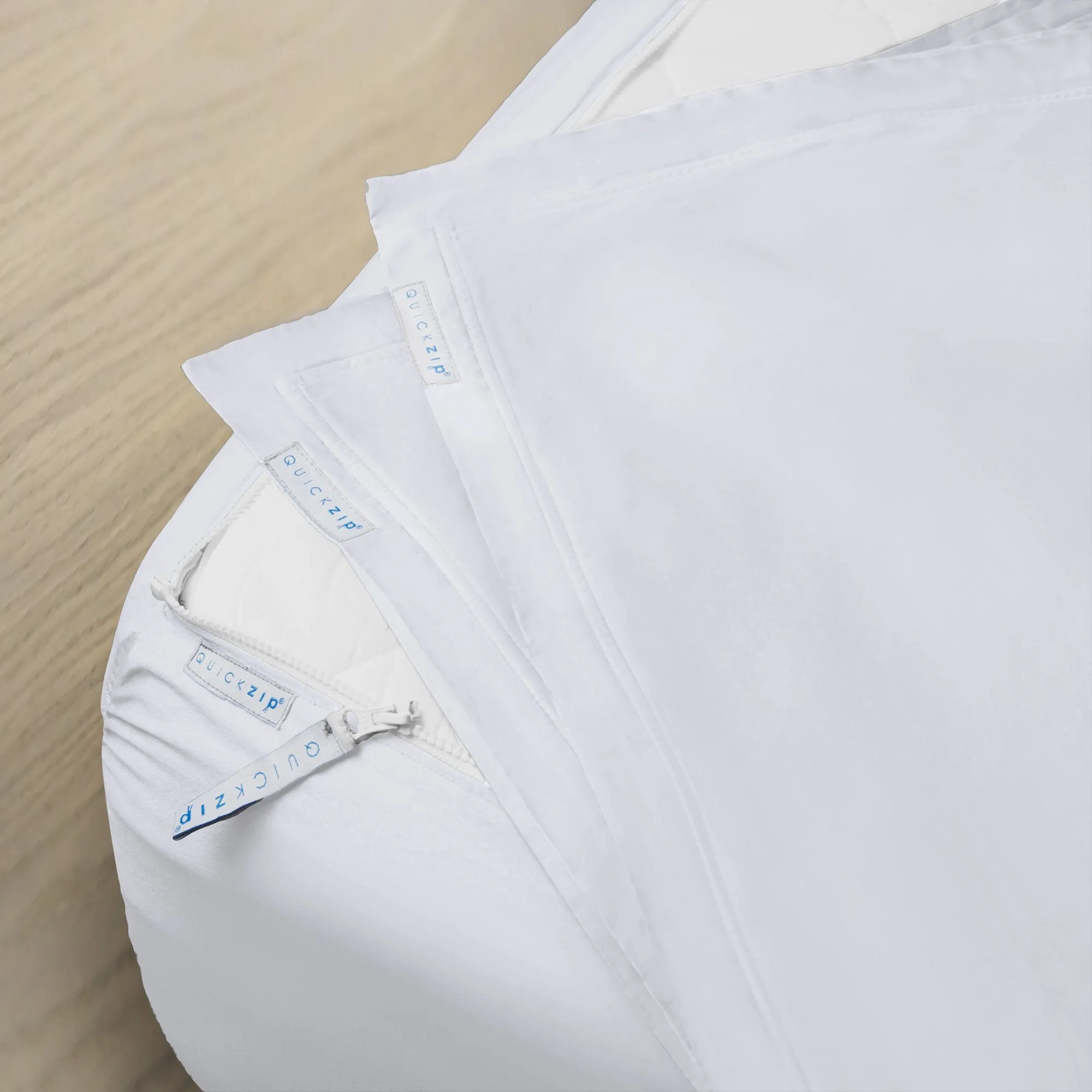 Percale Fitted Sheet (Base   Zip Sheet ) - Twin