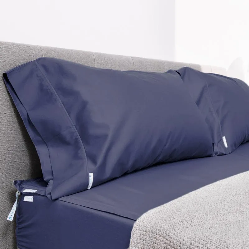 Percale Fitted Sheet (Base   Zip Sheet ) - Twin