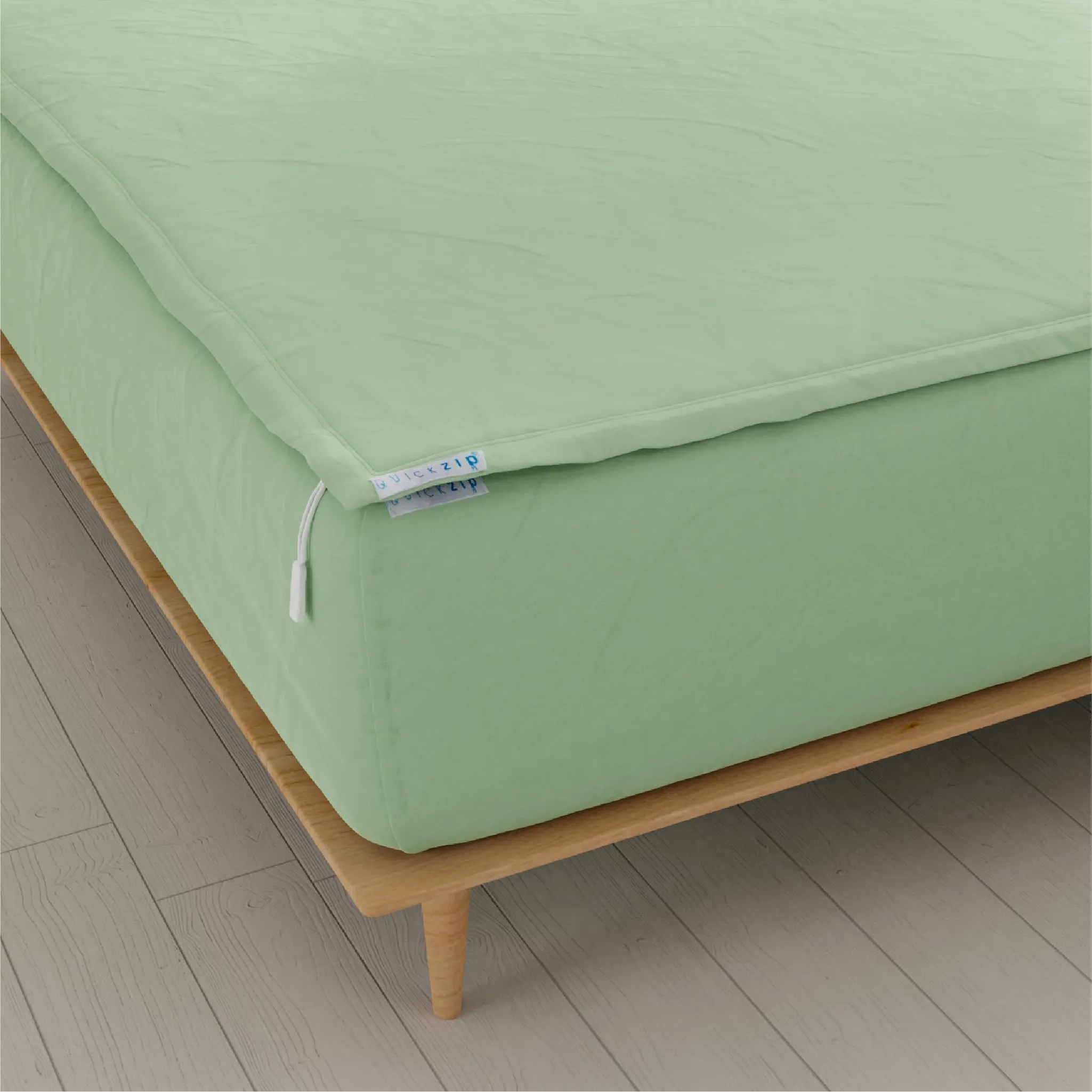 Percale Fitted Sheet (Base   Zip Sheet ) - Twin