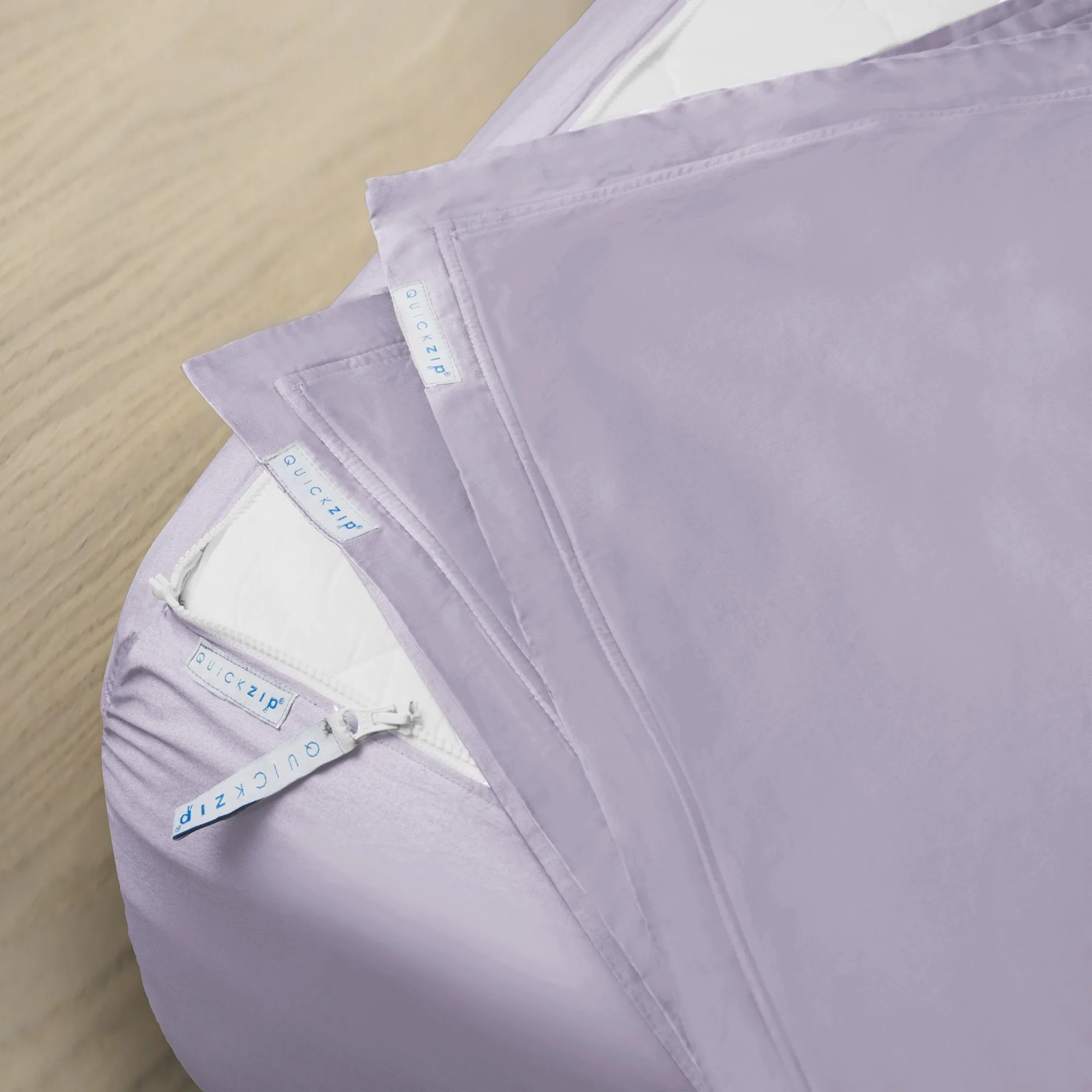 Percale Fitted Sheet (Base   Zip Sheet ) - Twin