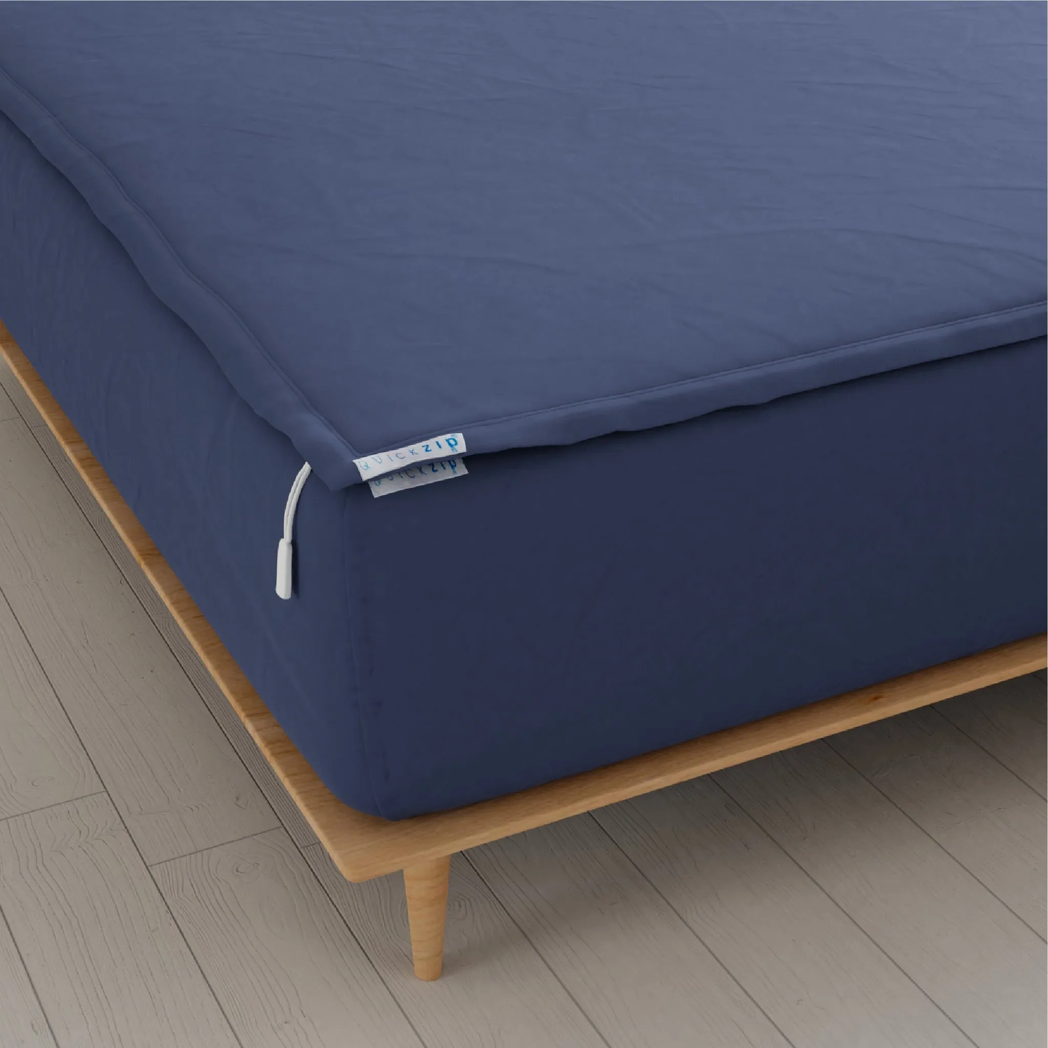 Percale Fitted Sheet (Base   Zip Sheet ) - Twin