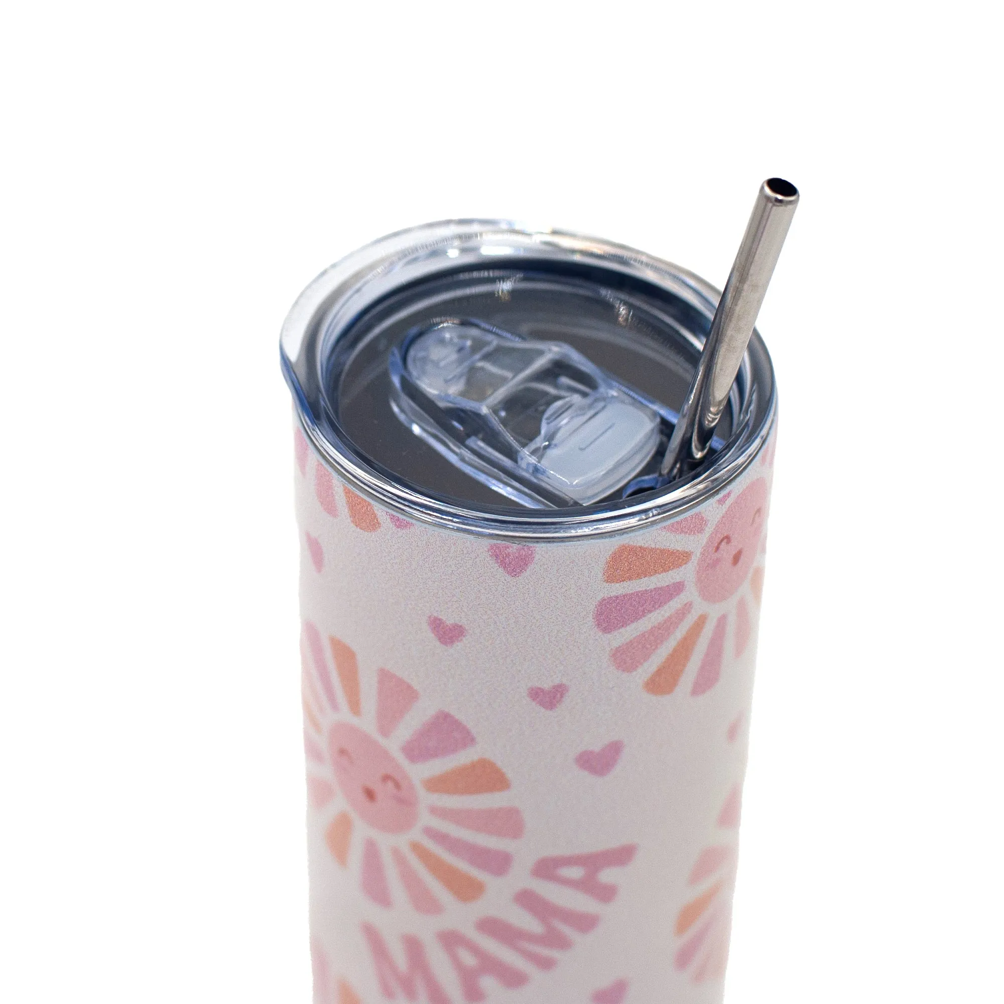 Personalized 20 oz Skinny Tumbler with Straw