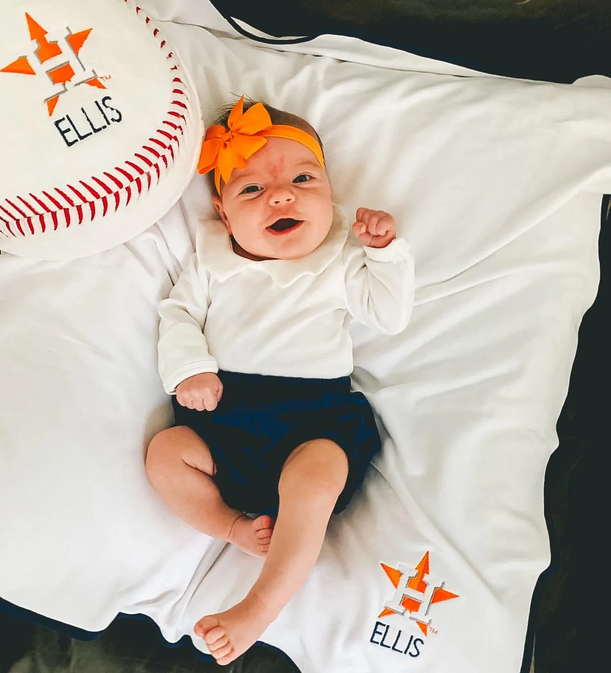 Personalized Houston Astros Blanket