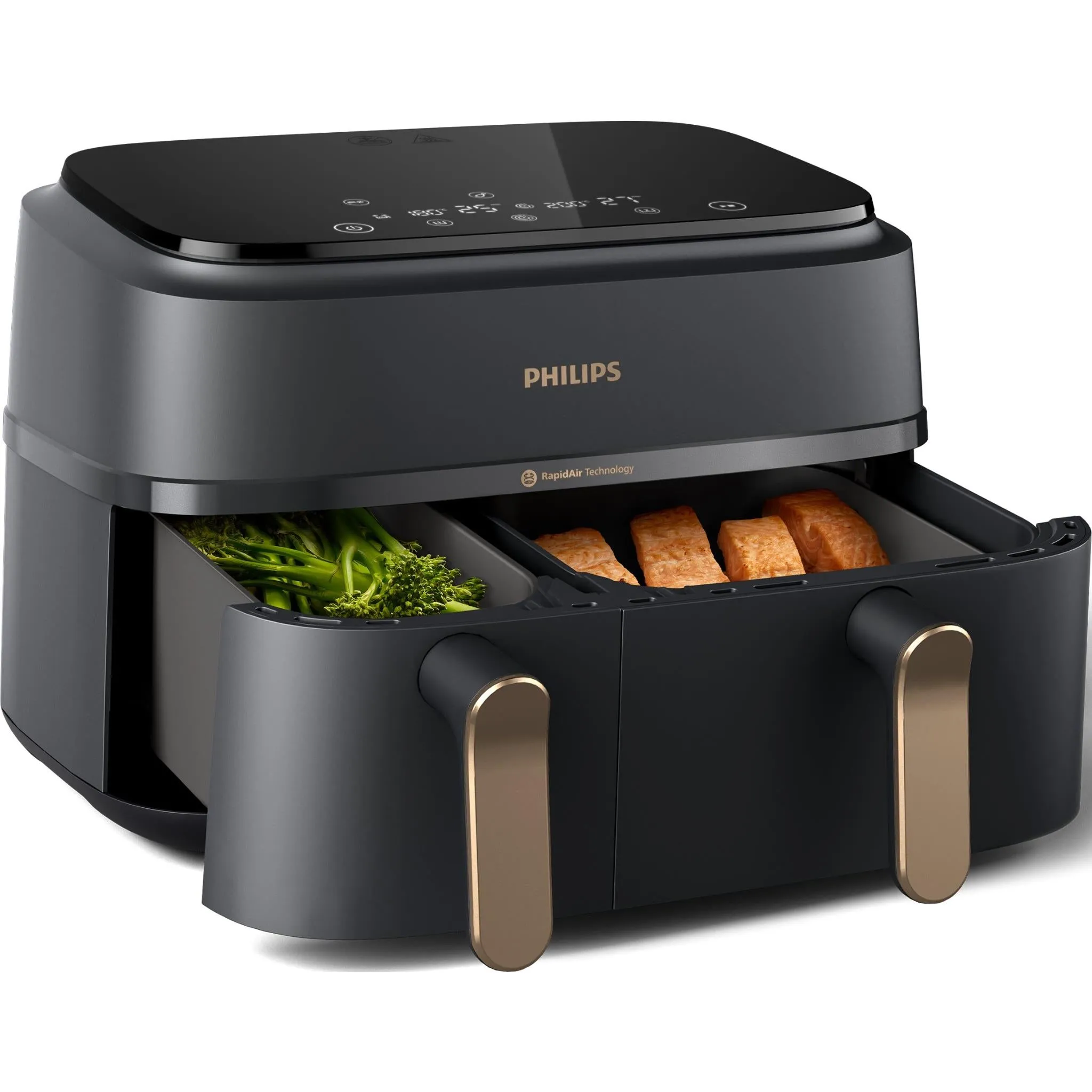 Philips 3000 Series Dual Basket 9L Air Fryer XXL (Grey)