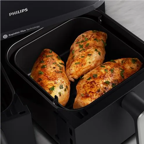 Philips 5000 Series 9L Dual Basket Airfryer XXL Steam (Black)