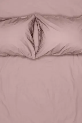 Pima Cotton Percale Bedding in Dove Grey Color