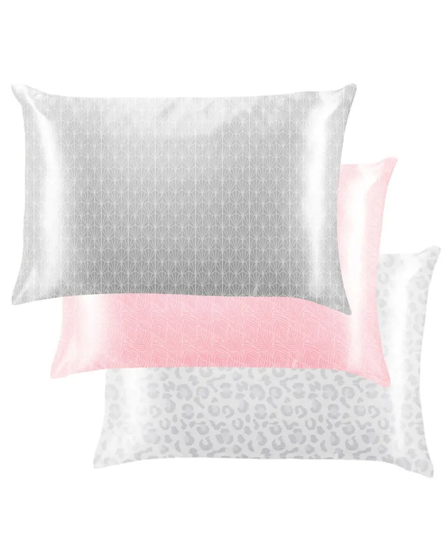 Pink Satin Pillowcase