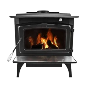 Pleasant Hearth GWS-1800-B 1,800 Sq. Ft. Medium 65,000 BTU EPA Certified Wood-Burning Stove with Blower New