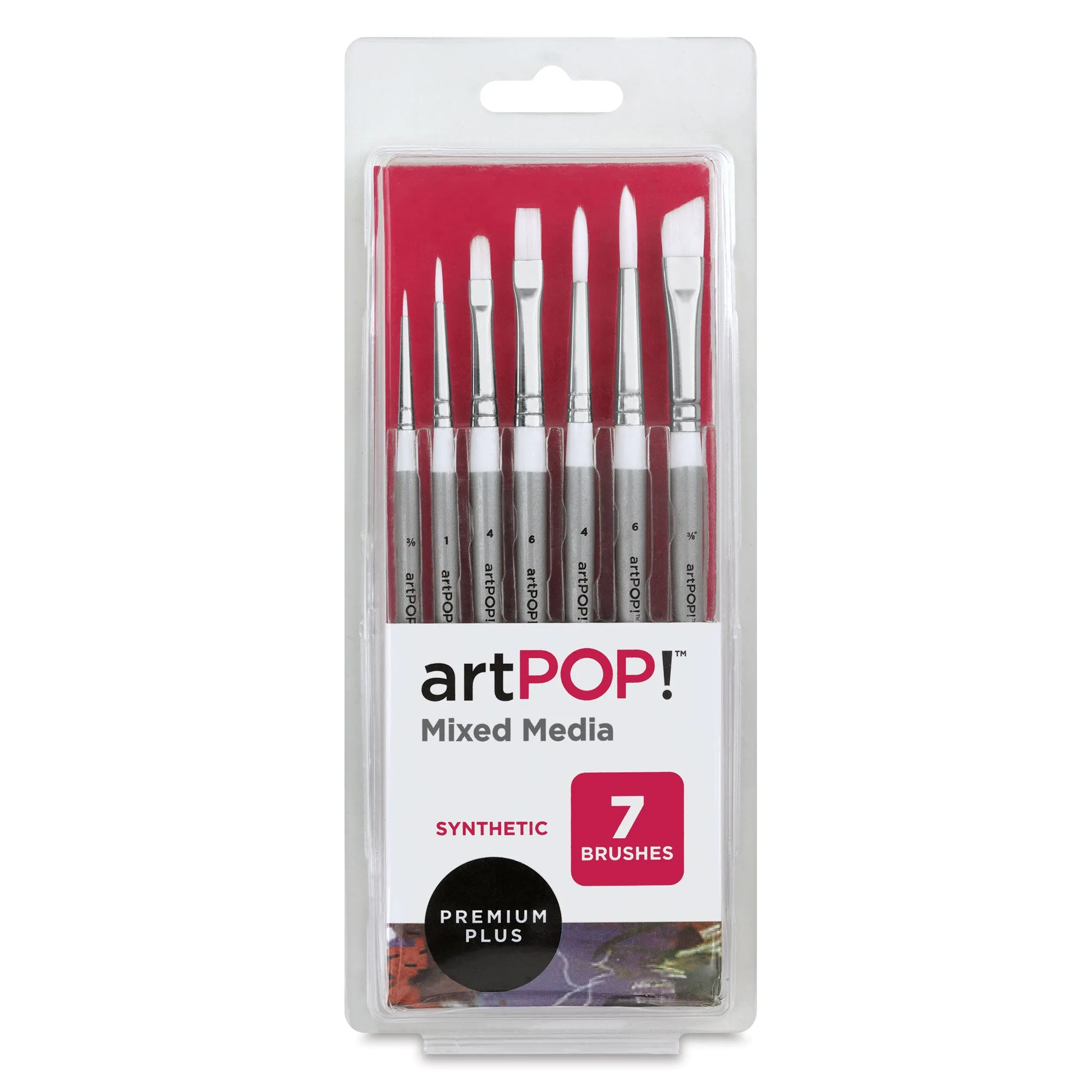 Premium Plus Synthetic Mixed Media Brush Set of 7