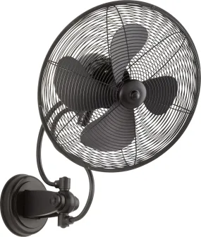 Quorum Piazza 94144-69 Patio Fan - Textured Black