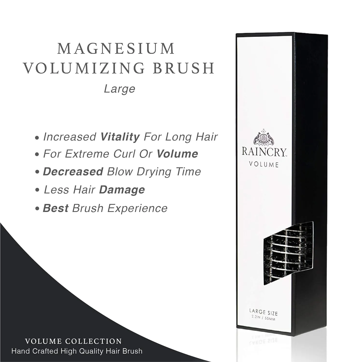 RAINCRY Volume Magnesium Brush