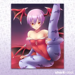 Red Succubus Girl - Art Print