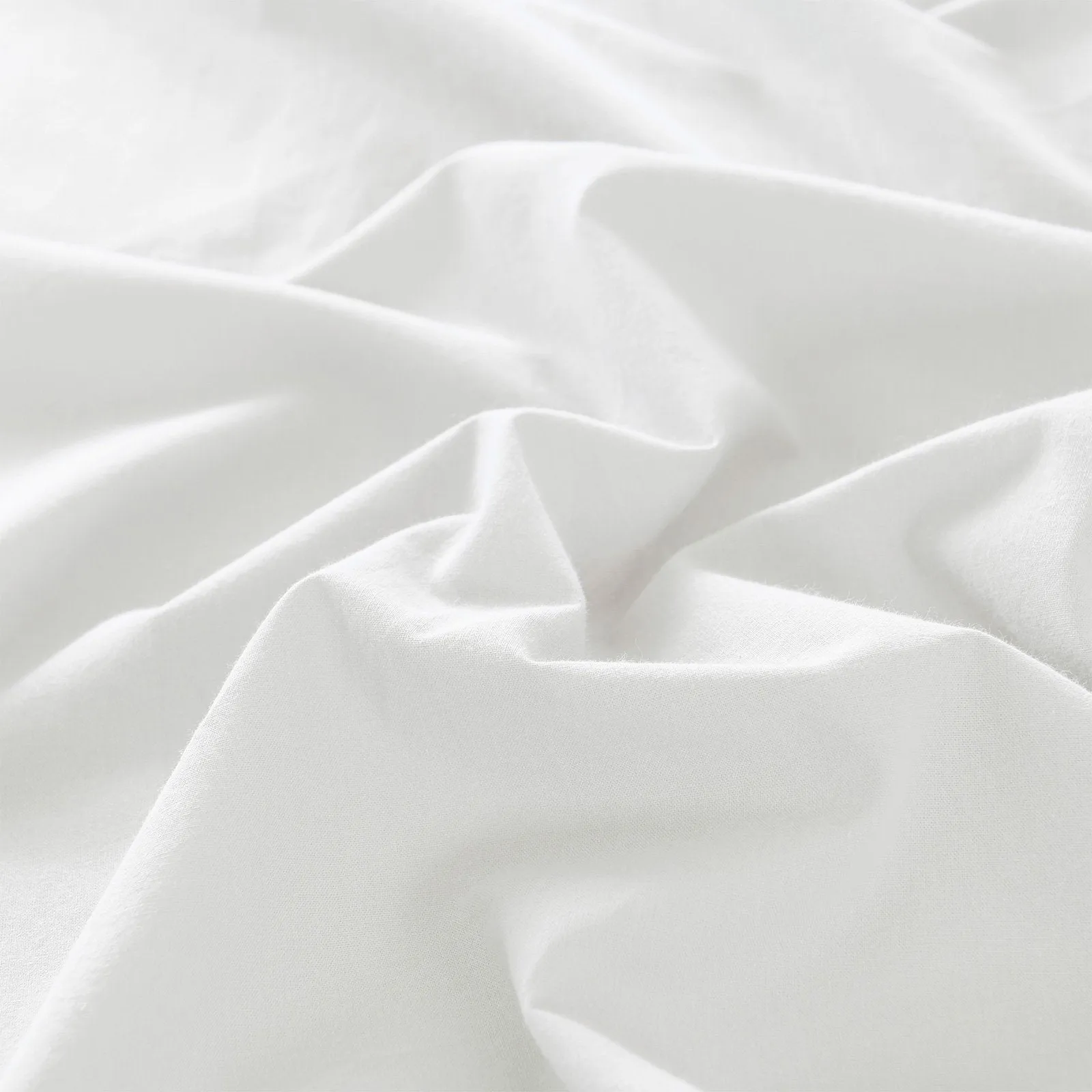 Royal Comfort Vintage Washed 100% Cotton Sheet Set Fitted Flat Sheet Pillowcases Double White