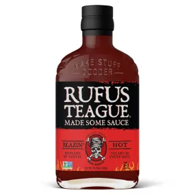 Rufus Teague Blazin' Hot BBQ Sauce 16 Oz All Purpose Spicy & Sweet JJ01017