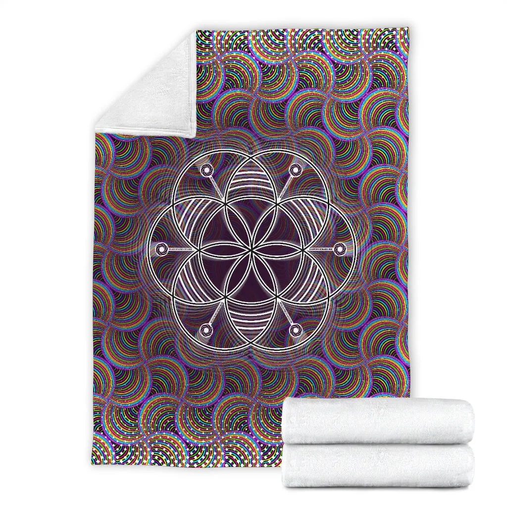 Sacred Seed Micro Fleece Blanket