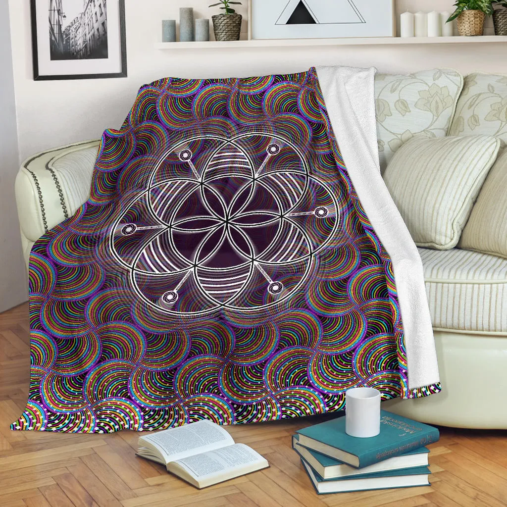 Sacred Seed Micro Fleece Blanket