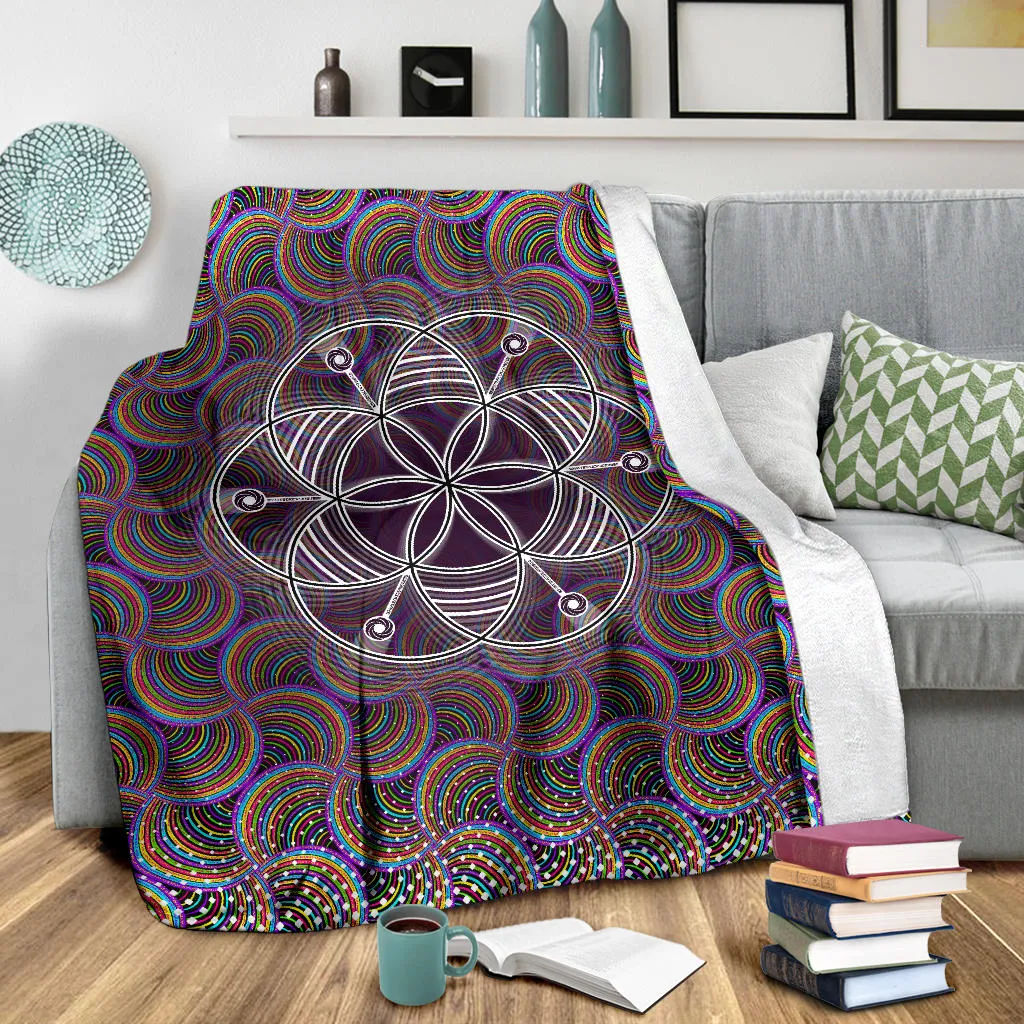 Sacred Seed Micro Fleece Blanket