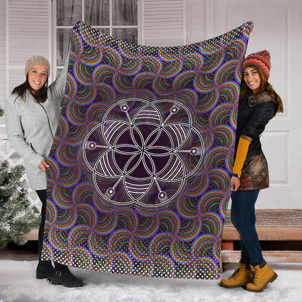 Sacred Seed Micro Fleece Blanket