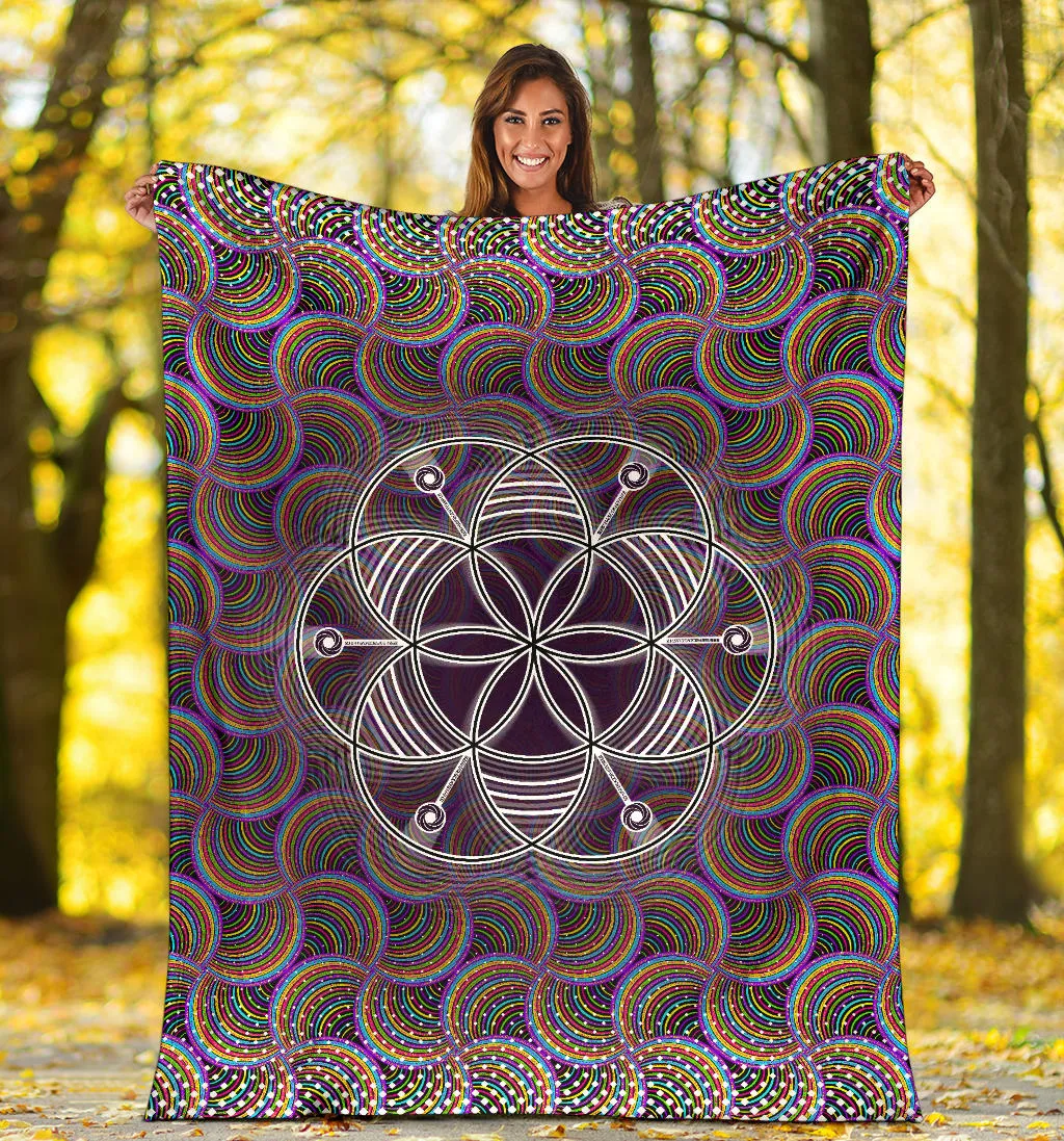 Sacred Seed Micro Fleece Blanket