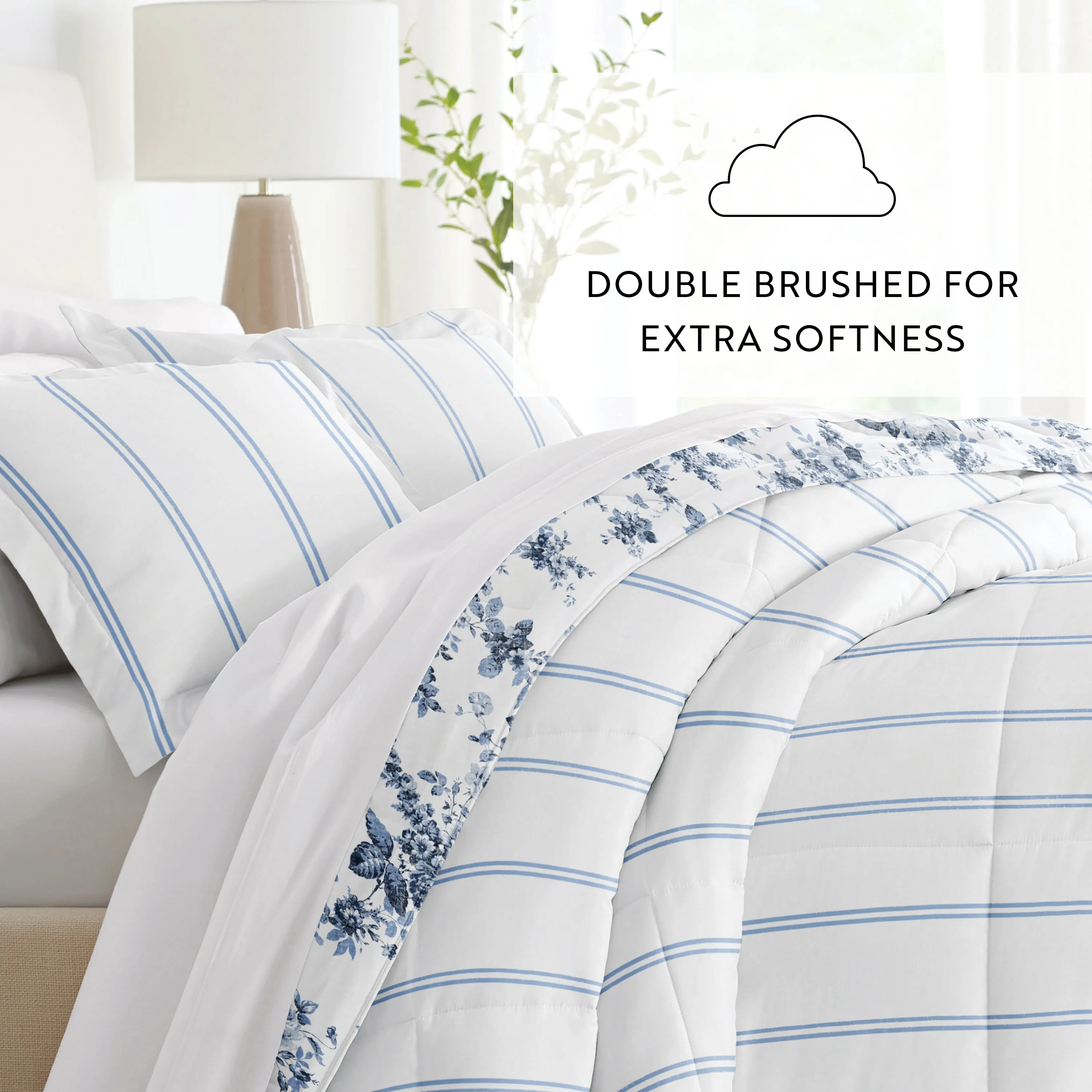 Sale - Patterned Down-Alternative Comforter Set