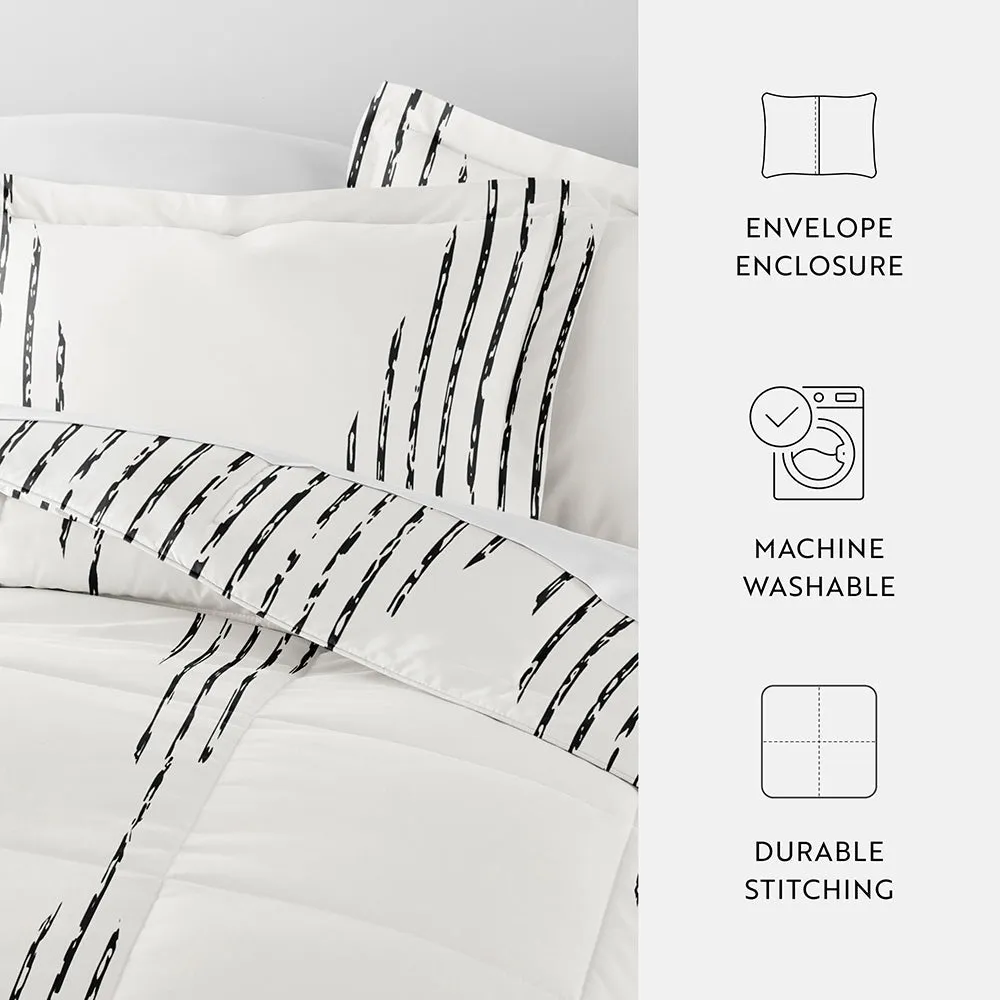 Sale - Patterned Down-Alternative Comforter Set