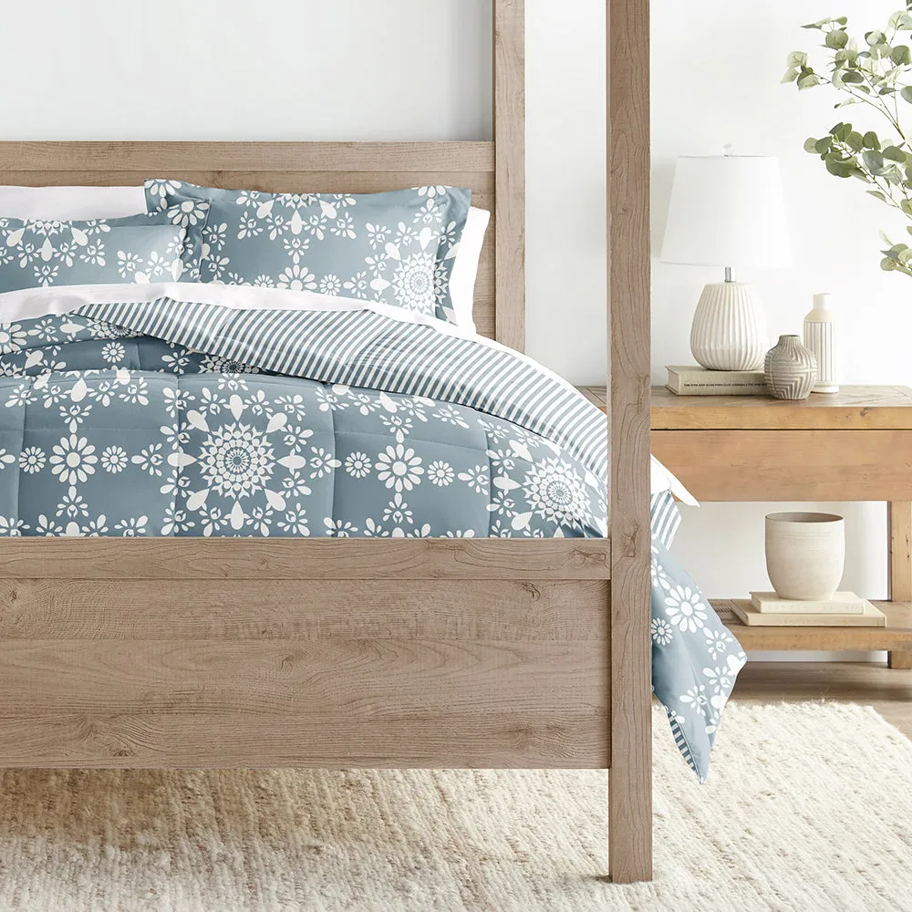 Sale - Patterned Down-Alternative Comforter Set