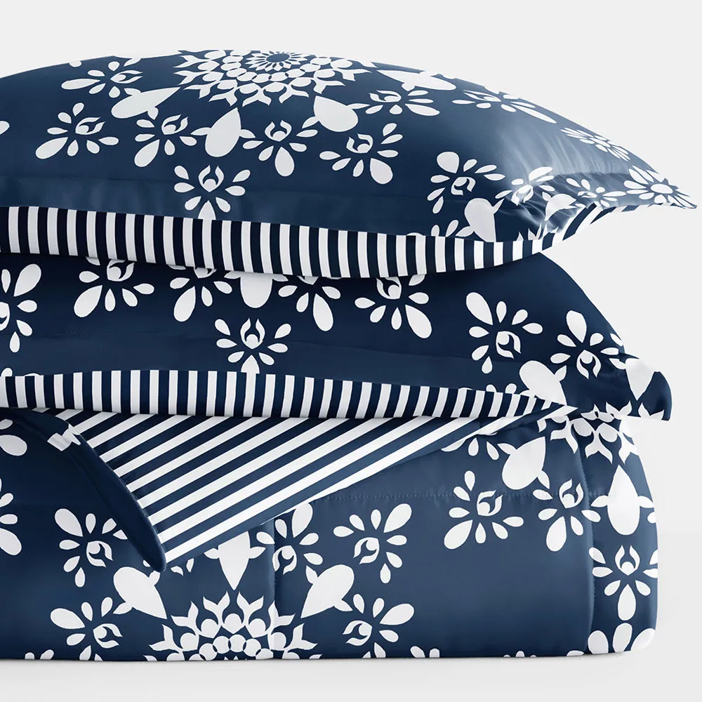 Sale - Patterned Down-Alternative Comforter Set