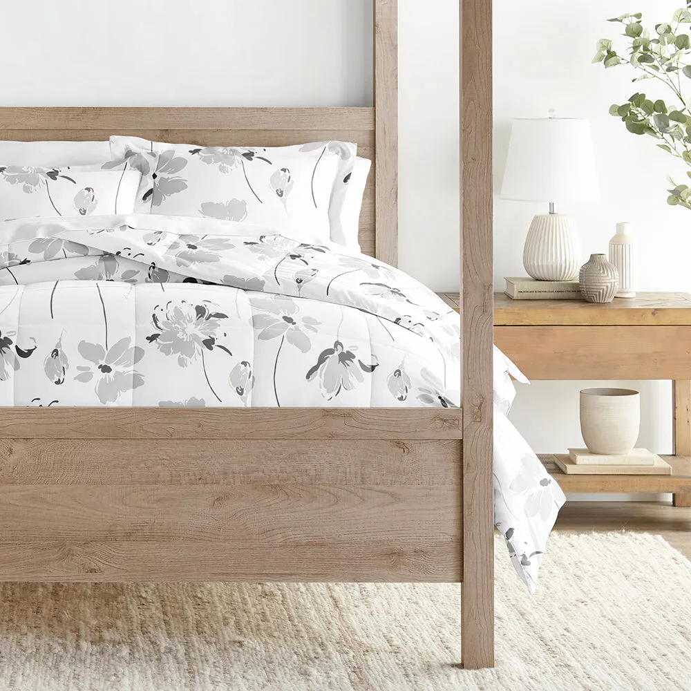 Sale - Patterned Down-Alternative Comforter Set