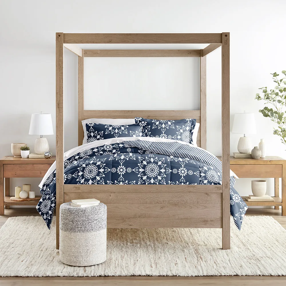 Sale - Patterned Down-Alternative Comforter Set