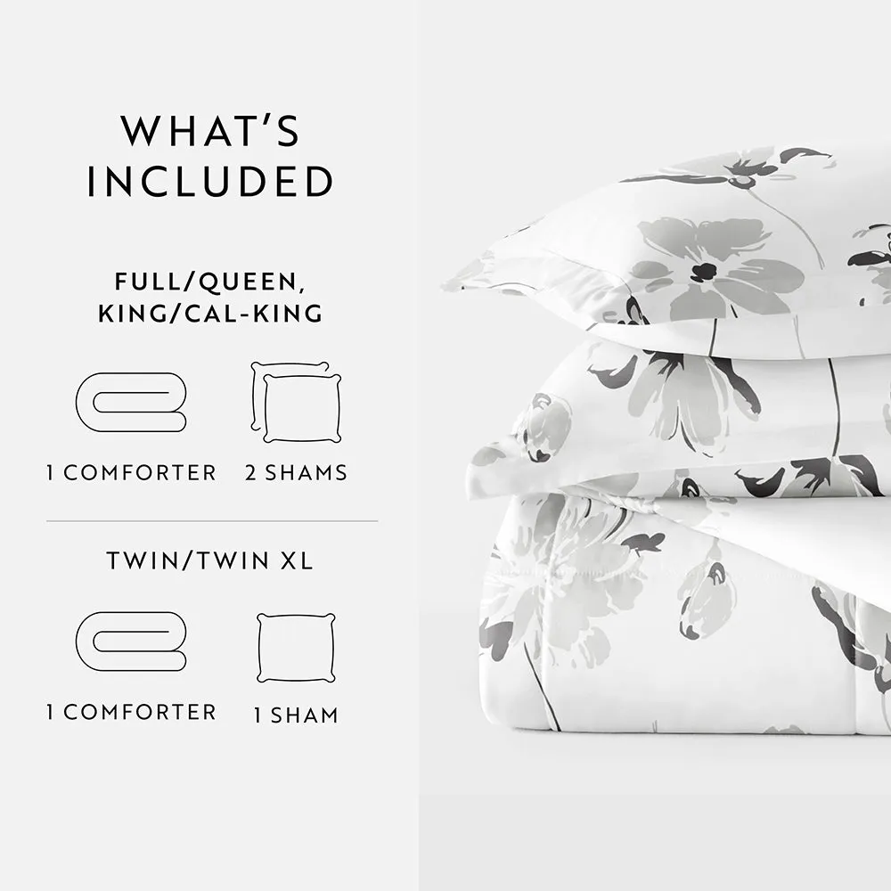 Sale - Patterned Down-Alternative Comforter Set