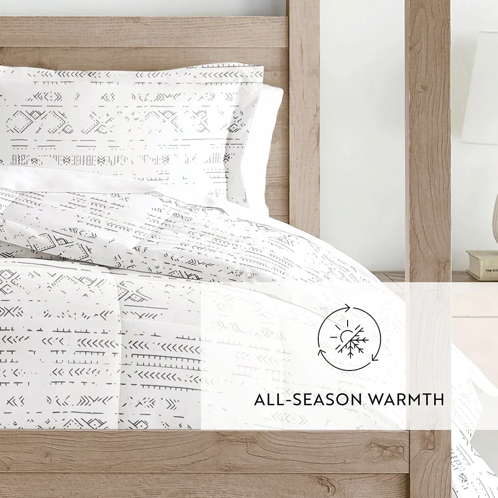 Sale - Patterned Down-Alternative Comforter Set