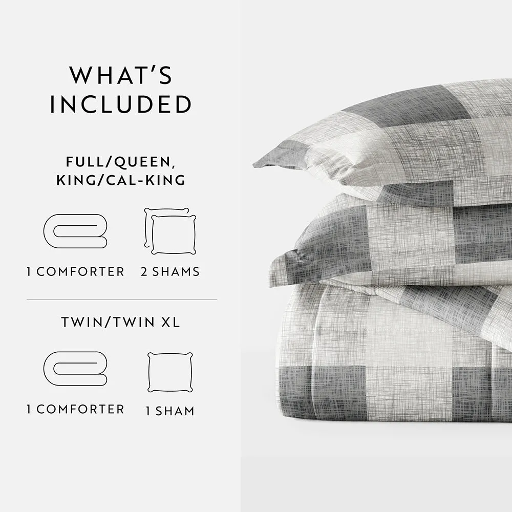 Sale - Patterned Down-Alternative Comforter Set