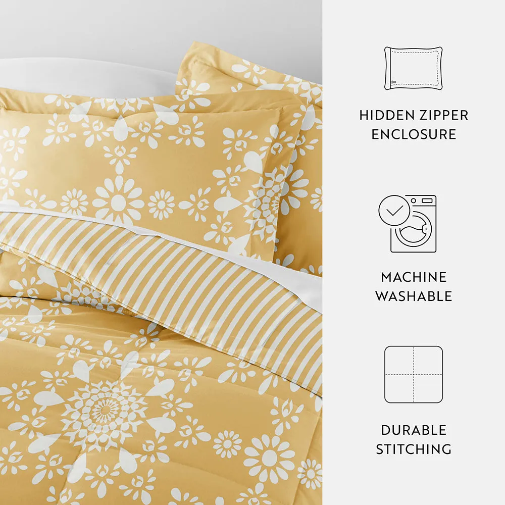 Sale - Patterned Down-Alternative Comforter Set