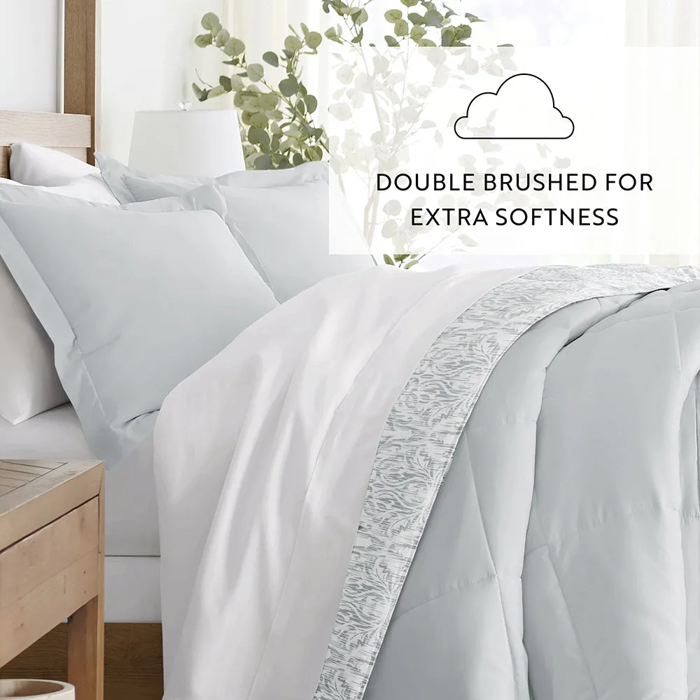 Sale - Patterned Down-Alternative Comforter Set