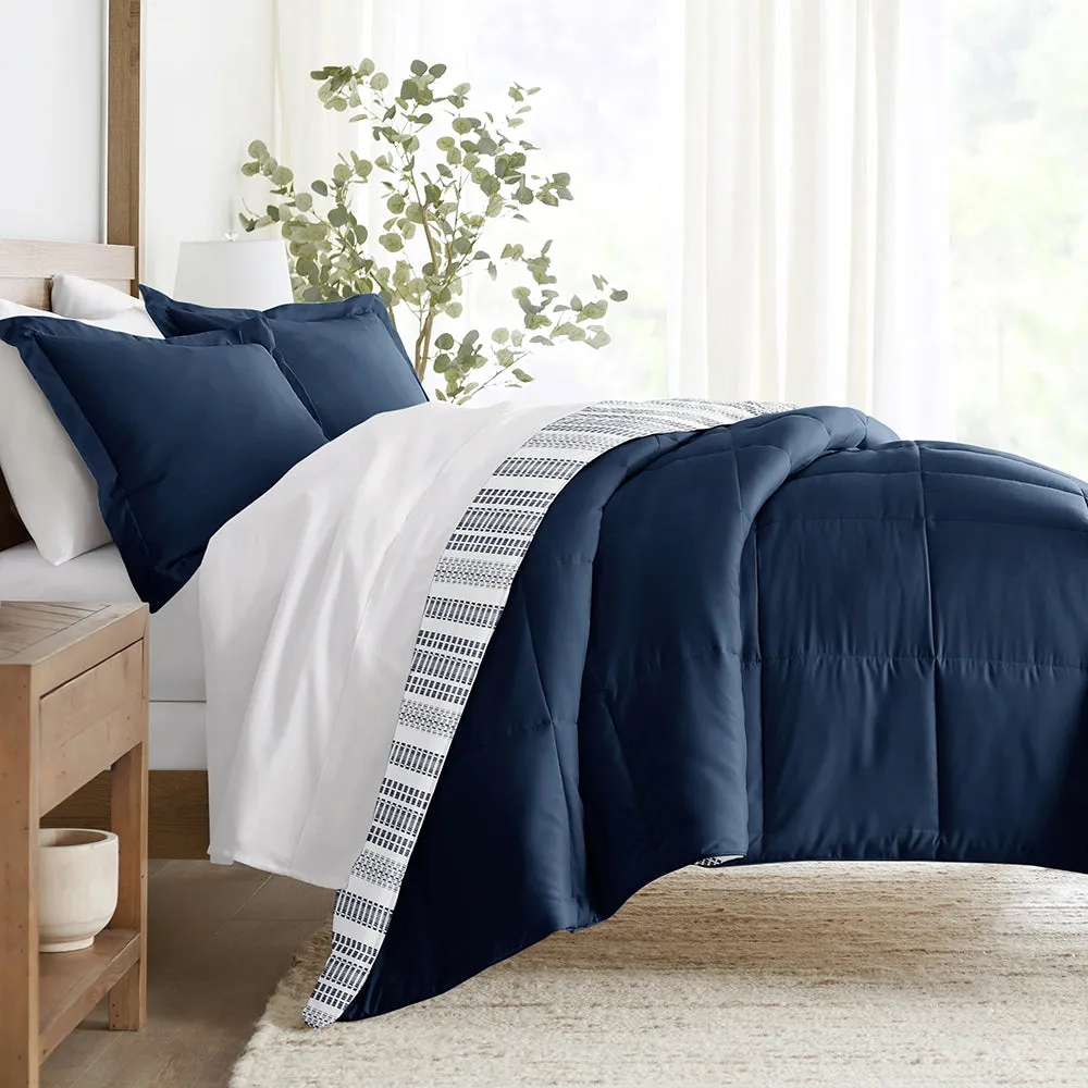 Sale - Patterned Down-Alternative Comforter Set