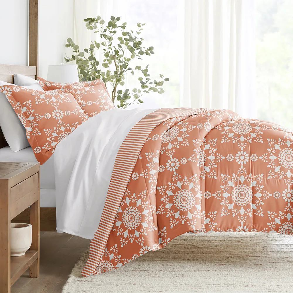 Sale - Patterned Down-Alternative Comforter Set