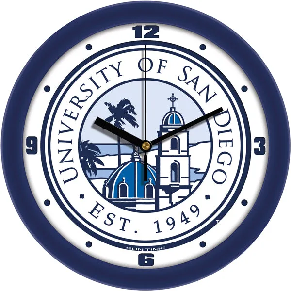 San Diego Toreros Wall Clock - Dimension